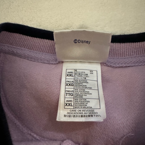 Tinker bell Disney Crew Sweatshirt-sz XXL excellent Condition - Picture 4 of 8